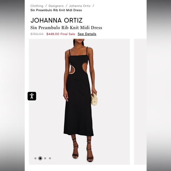 Size M or XXL | Zara | Asymmetrical Rhinestone Cut-Out Midi Dress One-Shoulder - Picture 11 of 12